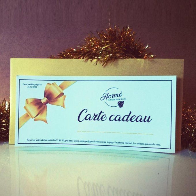 CARTE CADEAU ADULTES/ADOS 2H30
